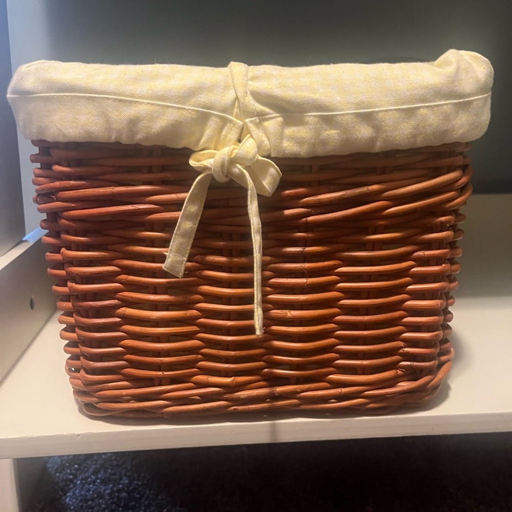 Pottery Barn Wicker Baskets (x3)